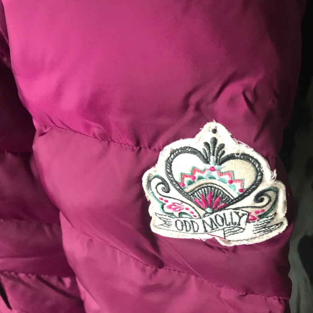 Odd Molly Dark Pink Winterland ski Coat - Picture 3 of 9